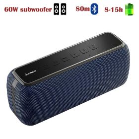 X8 60W Powerful Portable Outdoor Wireless Bluetooth Speaker TWS Hifi Home Theater System Music Sound Box Soundbar For TV (Ships From: China)